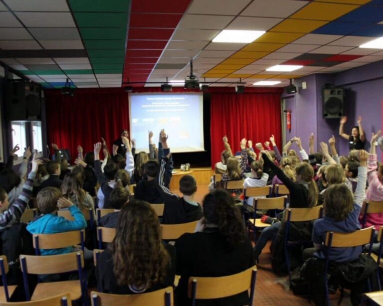 Sensibilisation des collégiens de St Joseph de Navarin au Programme Mr.Goodfish