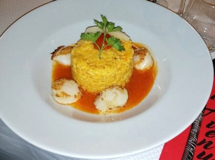 Risotto de Saint-Jacques au Kari-Gosse