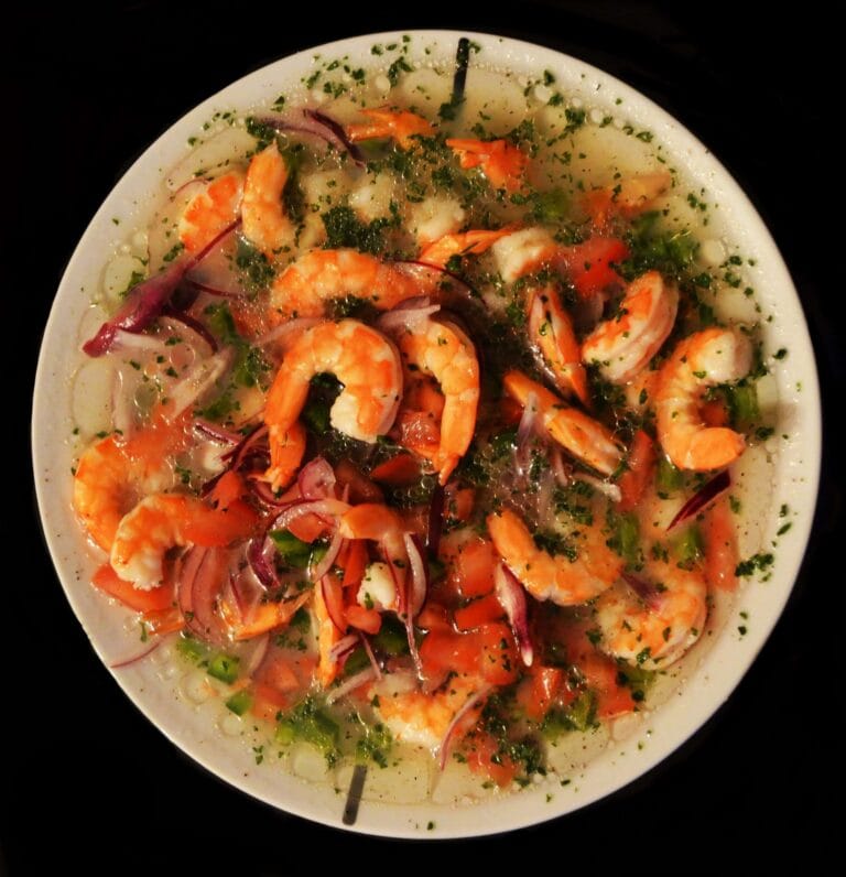 Ceviche de crevettes