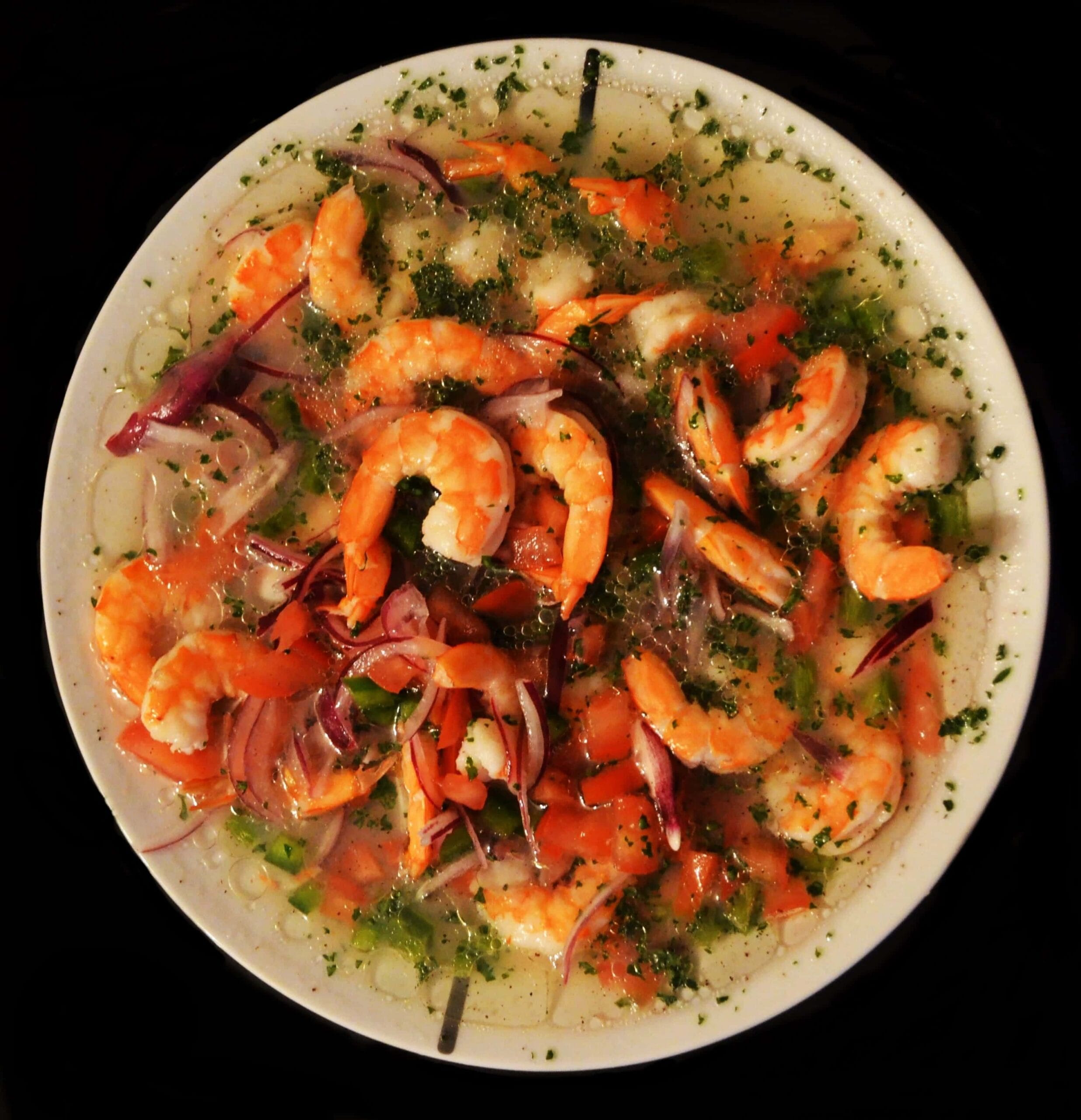 Ceviche de crevettes