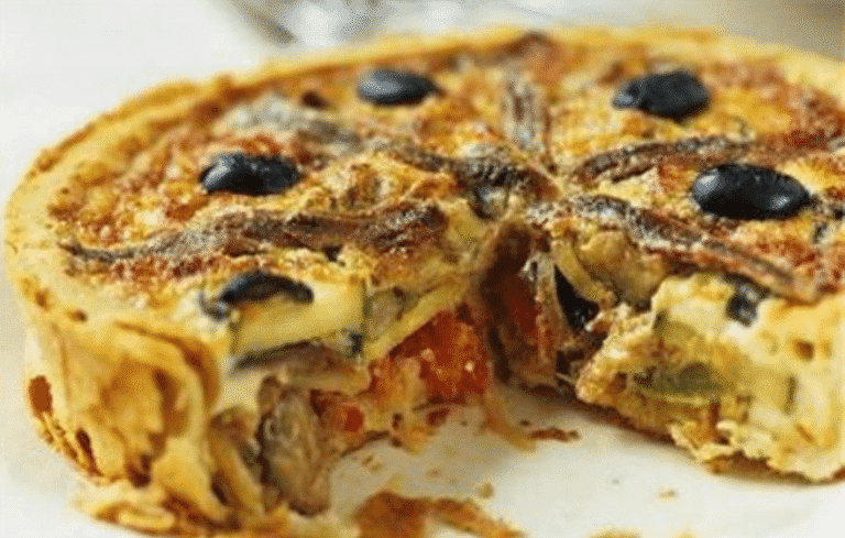 Quiche aux anchois