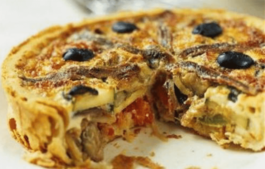 Quiche aux anchois